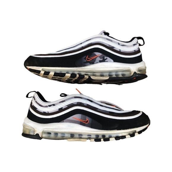 NIKE Air Max 97 Remix White Black Brown Size 11 - Picture 11 of 16